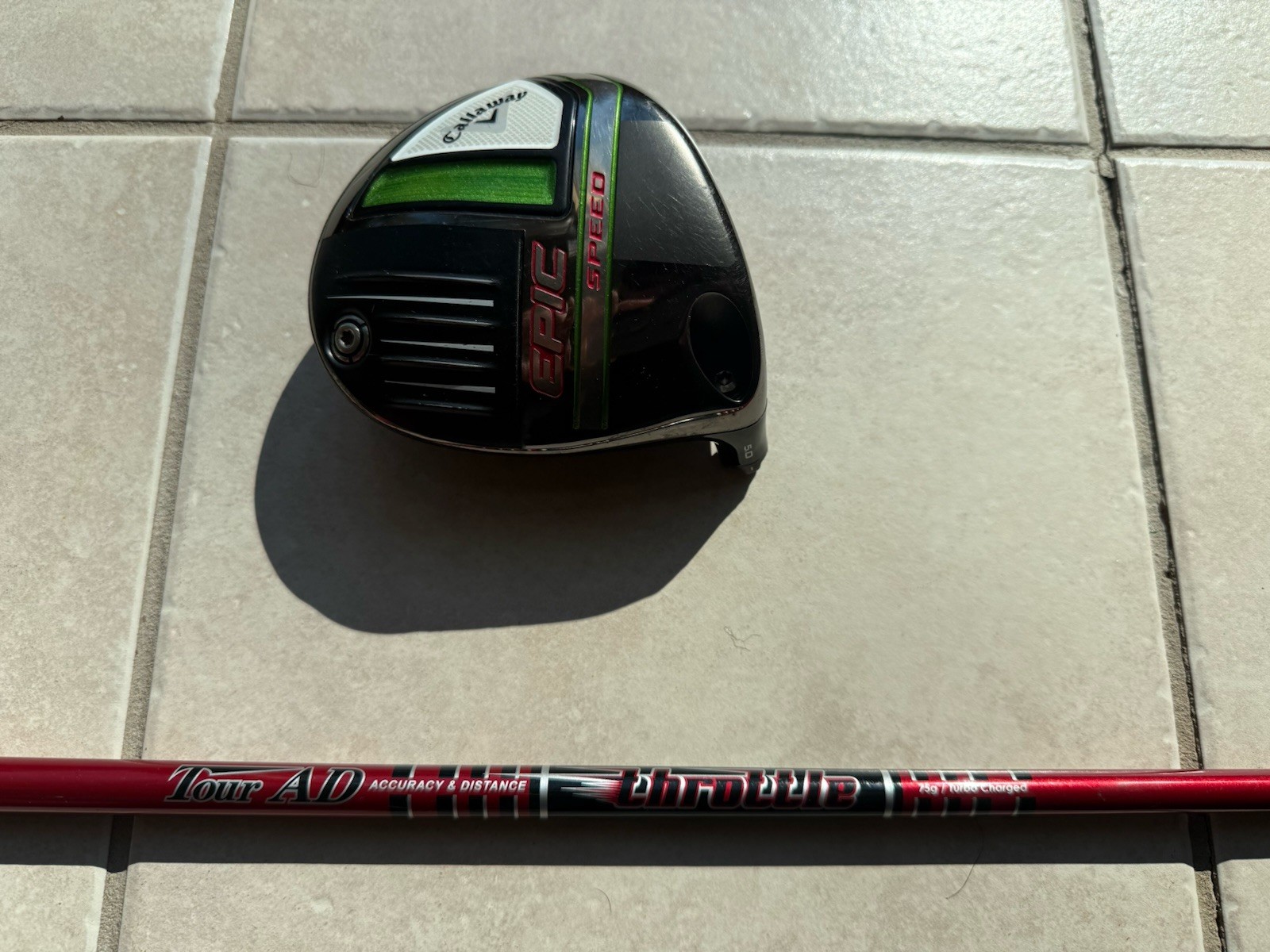 Callaway Epic Speed 5* Head With Uncut Tour AD long Drive Throttle Shaft