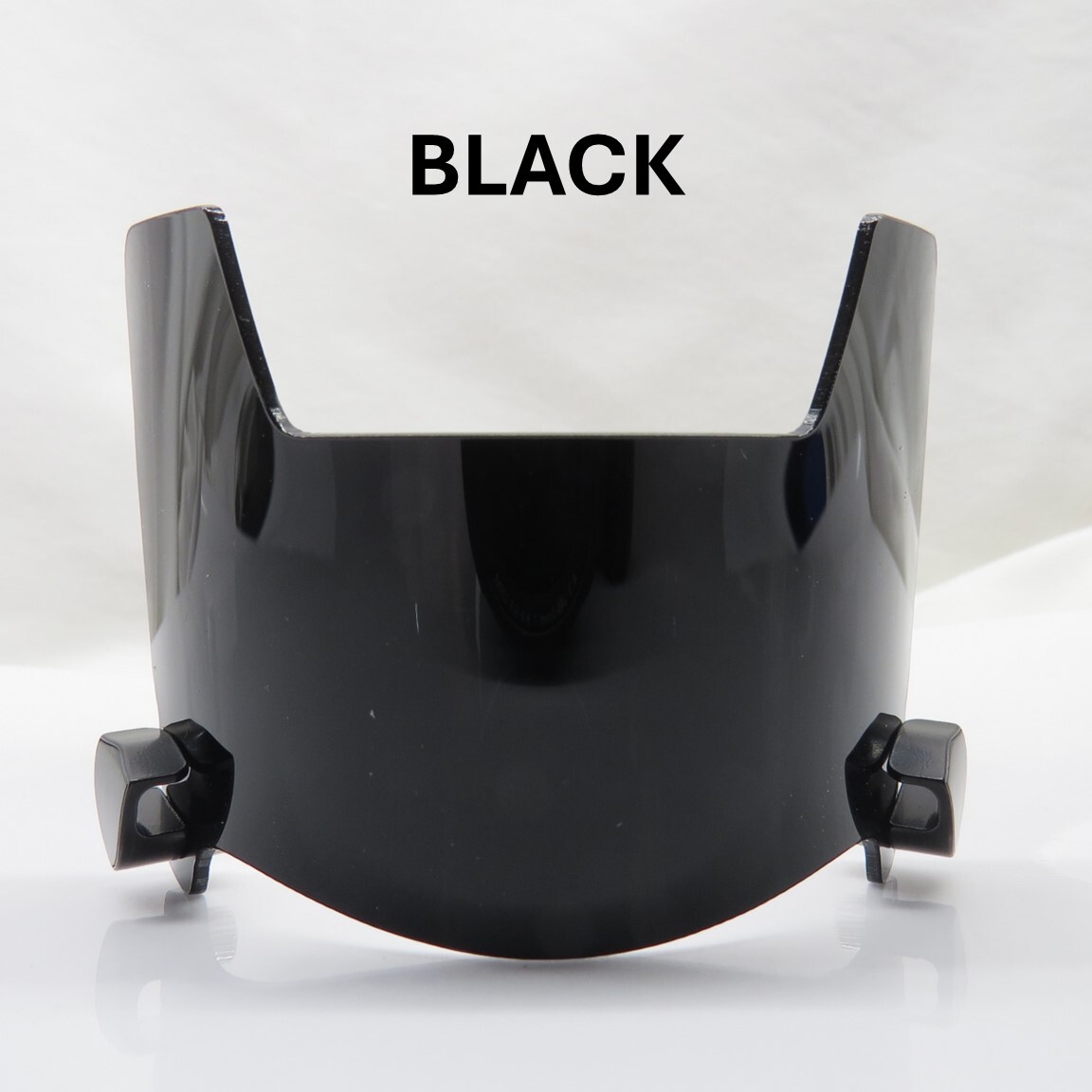 MINI HELMETS VISOR AND CLIPS (HARD STYLE) 19 COLORS TO CHOOSE FROM