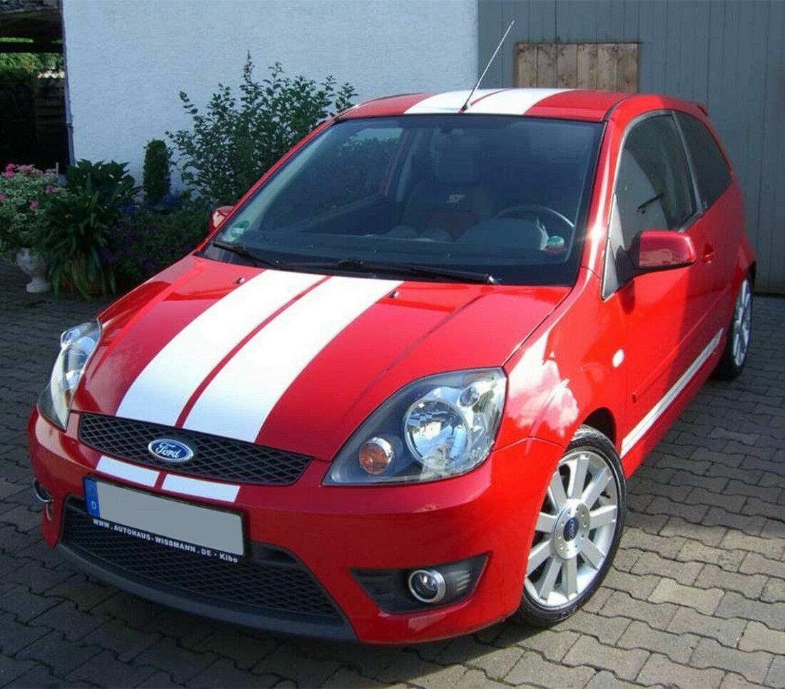 Rocket Stripe Decal for Ford Fiesta ST RS 2002 2003 2004 2005 2006 2008 Trunk up