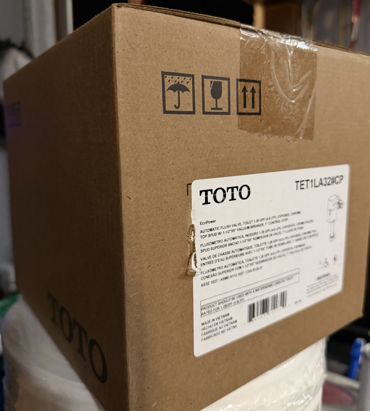 TOTO EcoPower Ultra-High Efficiency Toilet Flush Valve TET1LA32#CP