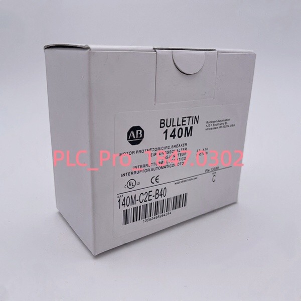 140M-C2E-B40 1PCS New Allen-Bradley 140M-C2E-B40Circuit Breaker SER C