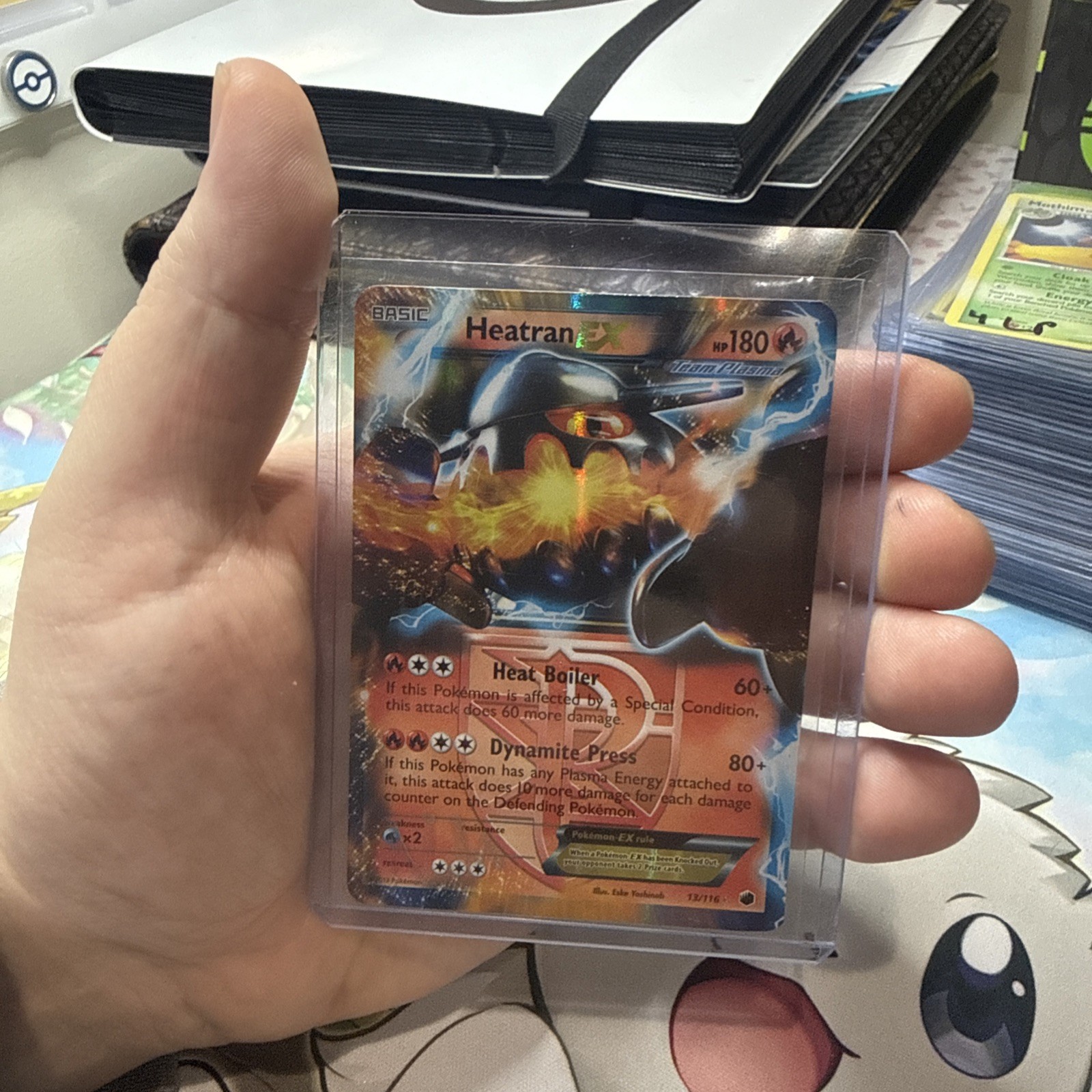 Heatran EX (Team Plasma) LP #13 Plasma Freeze PKM Heatran EX (Team Plasma) LP #13 Plasma Freeze PKM