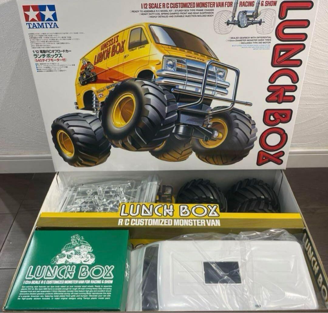 TAMIYA America Inc 1/12 Lunch Box 2WD Monster Truck Kit TAM58347 From Japan