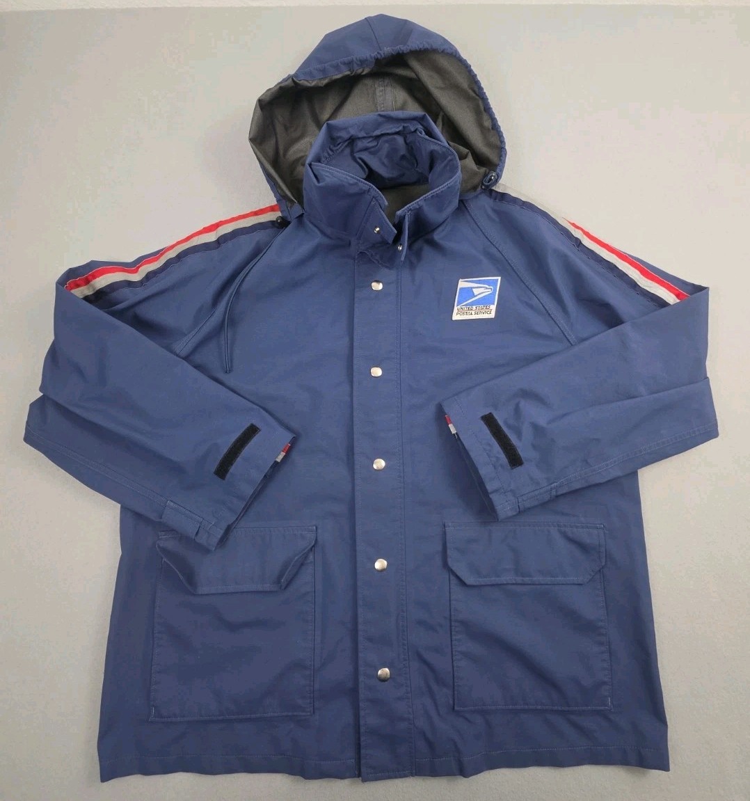 Vintage Blauer USPS Gore-Tex Rain Parka Jacket Men L Regular Postal Mail Carrier