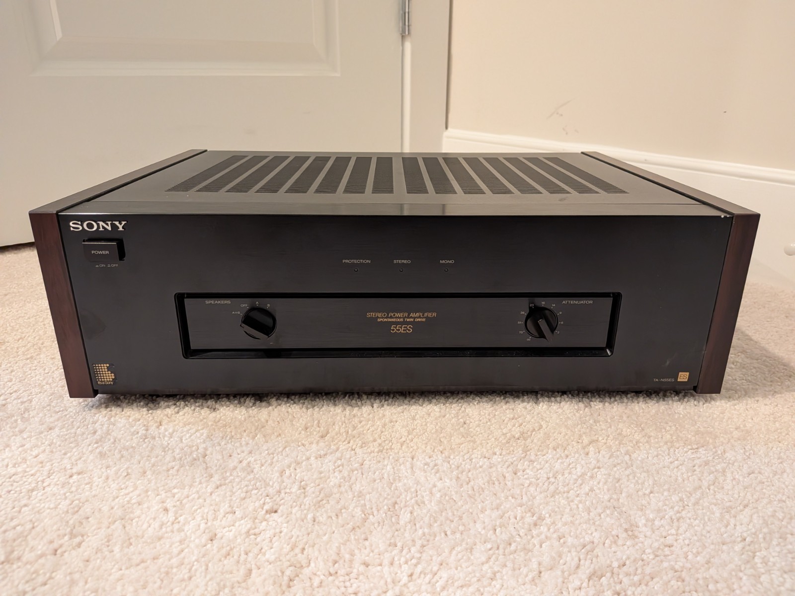 Sony TA-N55ES ES Stereo Power Amplifier Tested Working Vintage Hi-Fi Sony TA-N55ES ES Stereo Power Amplifier Tested Working Vintage Hi-Fi