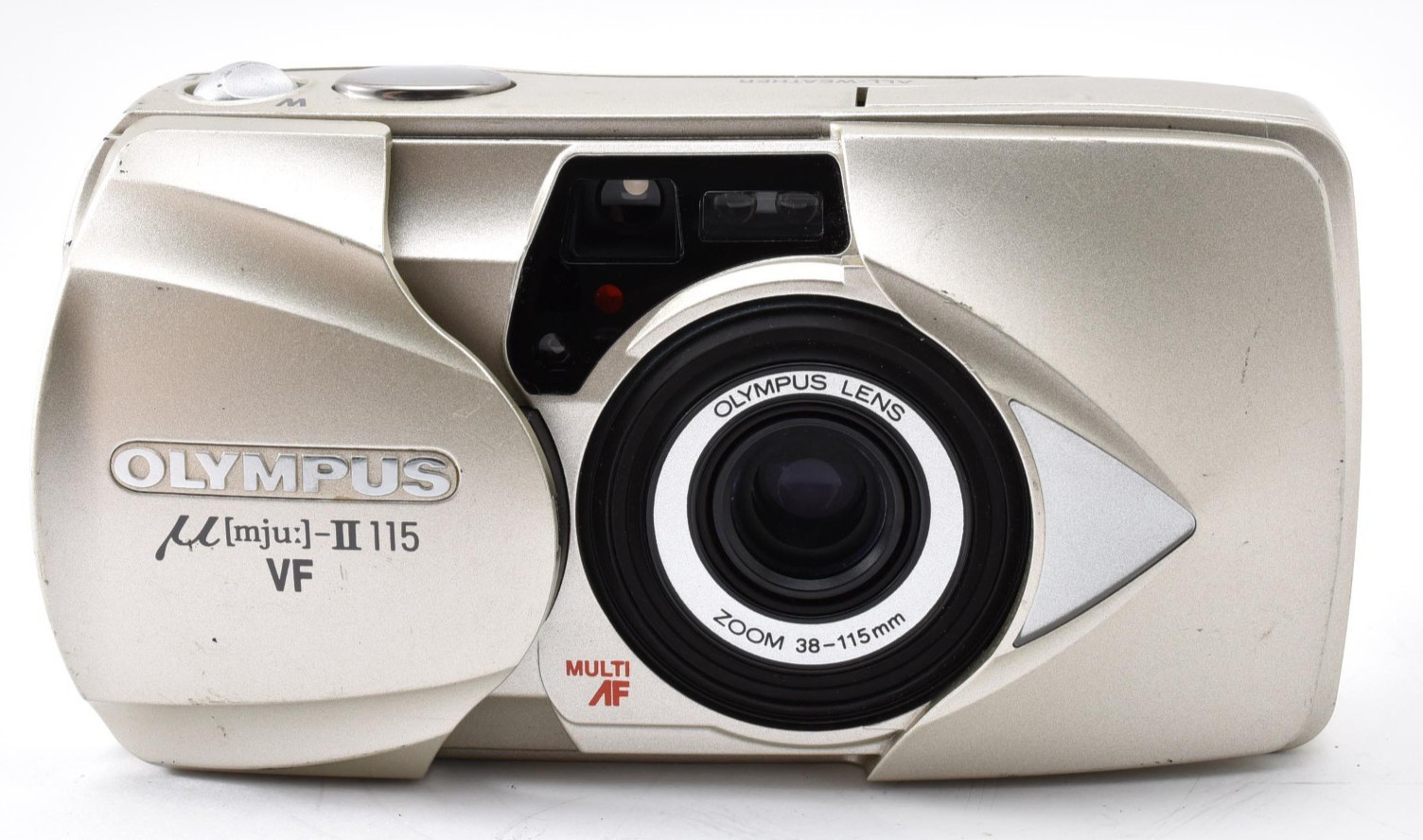 [NEAR MINT+] Olympus μ mju II 115 VF 35mm Point & Shoot Film Camera from Japan