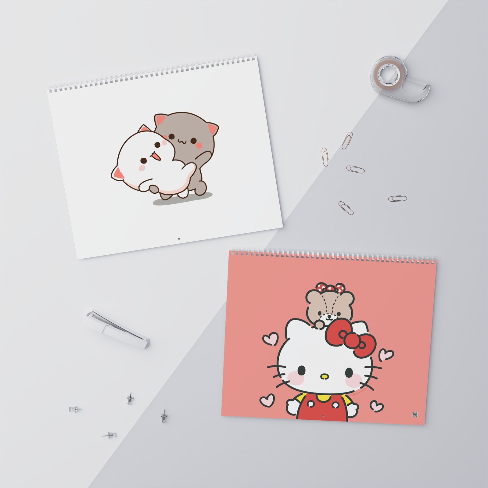 Kawaii Cute Characters Wall Calendar (2026) | Monthly Calendar