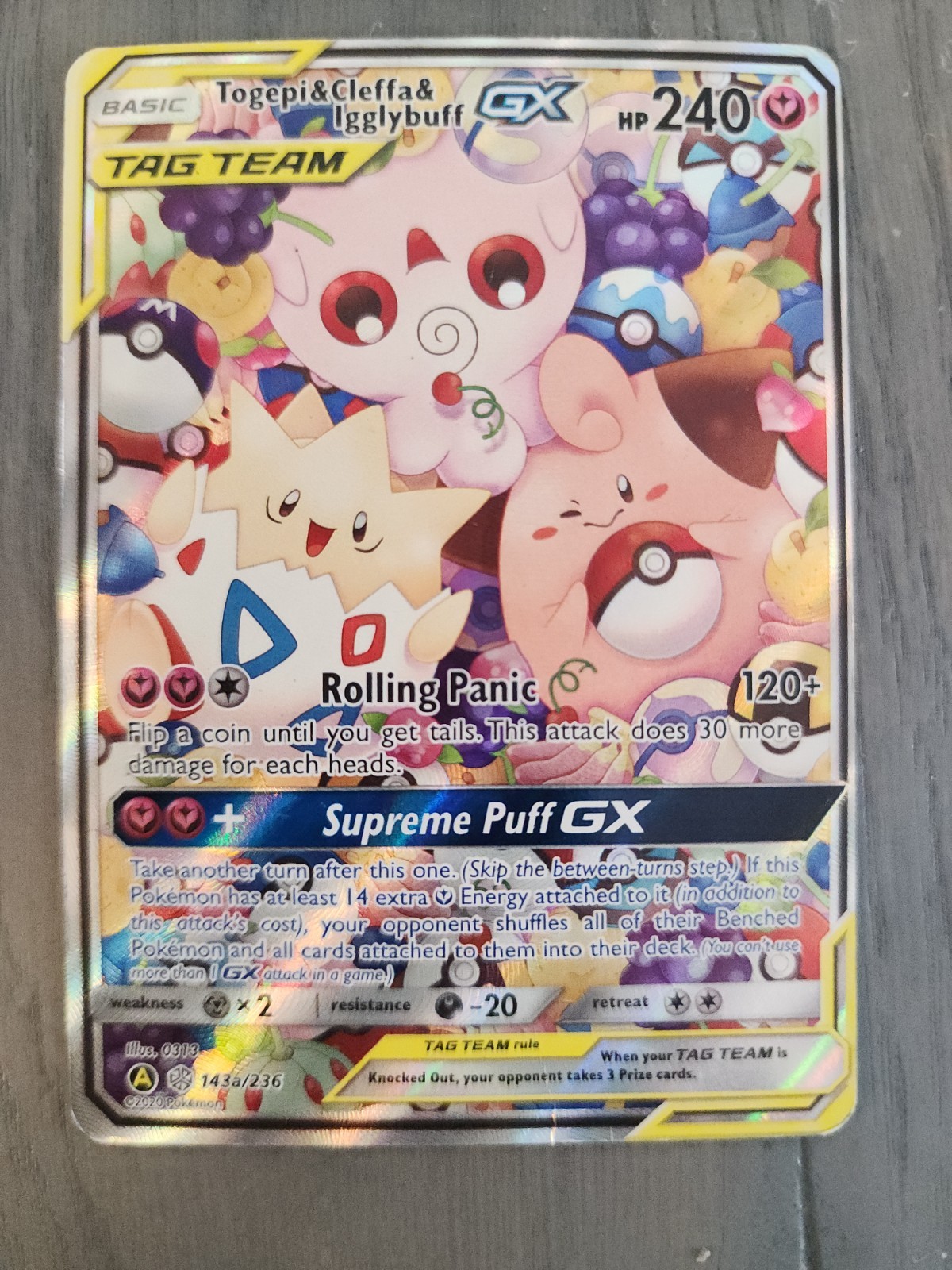 Togepi & Cleffa & Igglybuff GX 143A/236 Alternate Art Holo