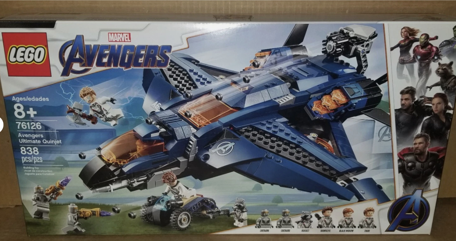LEGO 76126 Marvel Super Heroes: Avengers Ultimate Quinjet , NEW in Sealed Box.OK
