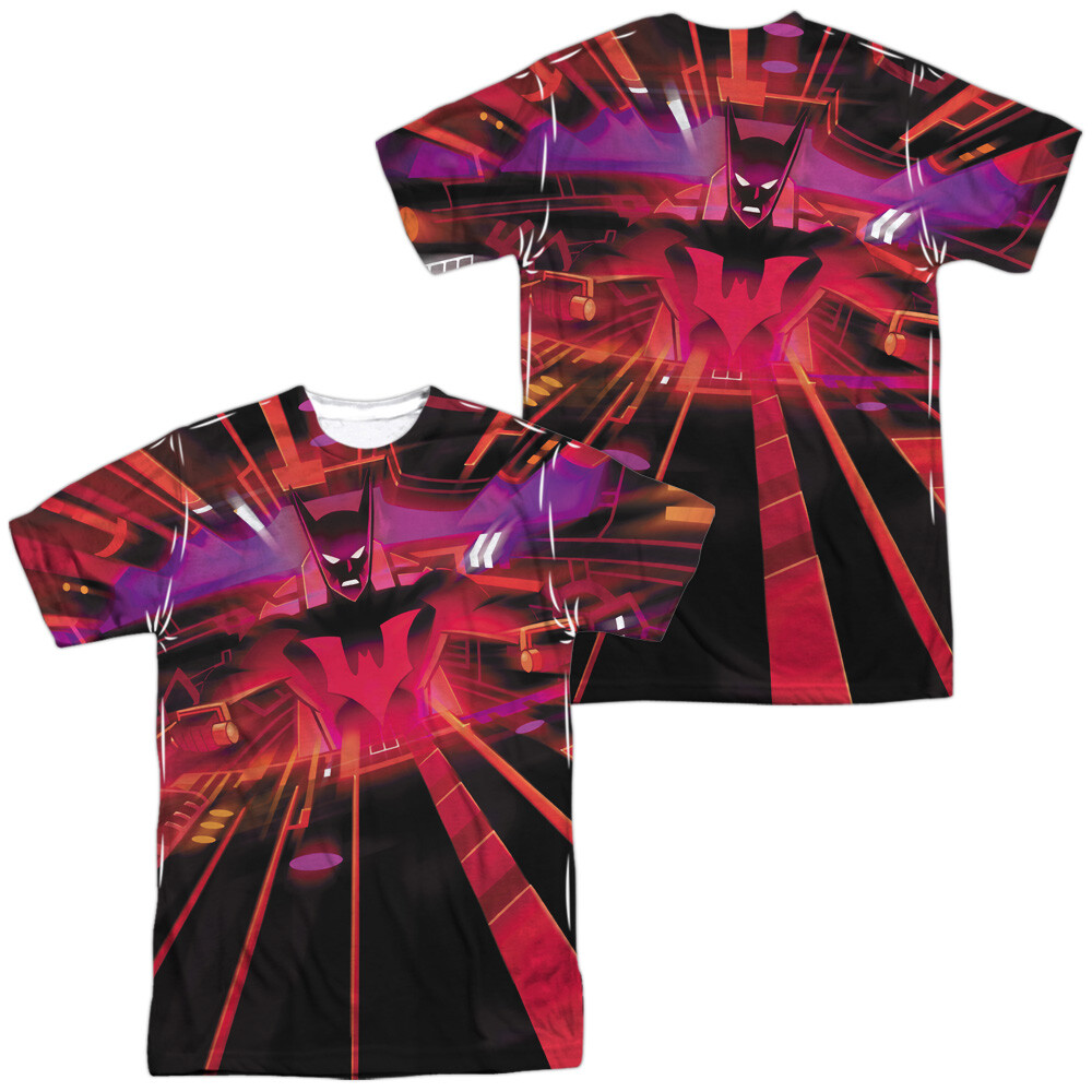 Batman Beyond Batmobile Interior Unisex Adult Halloween Costume T Shirt, S-3XL
