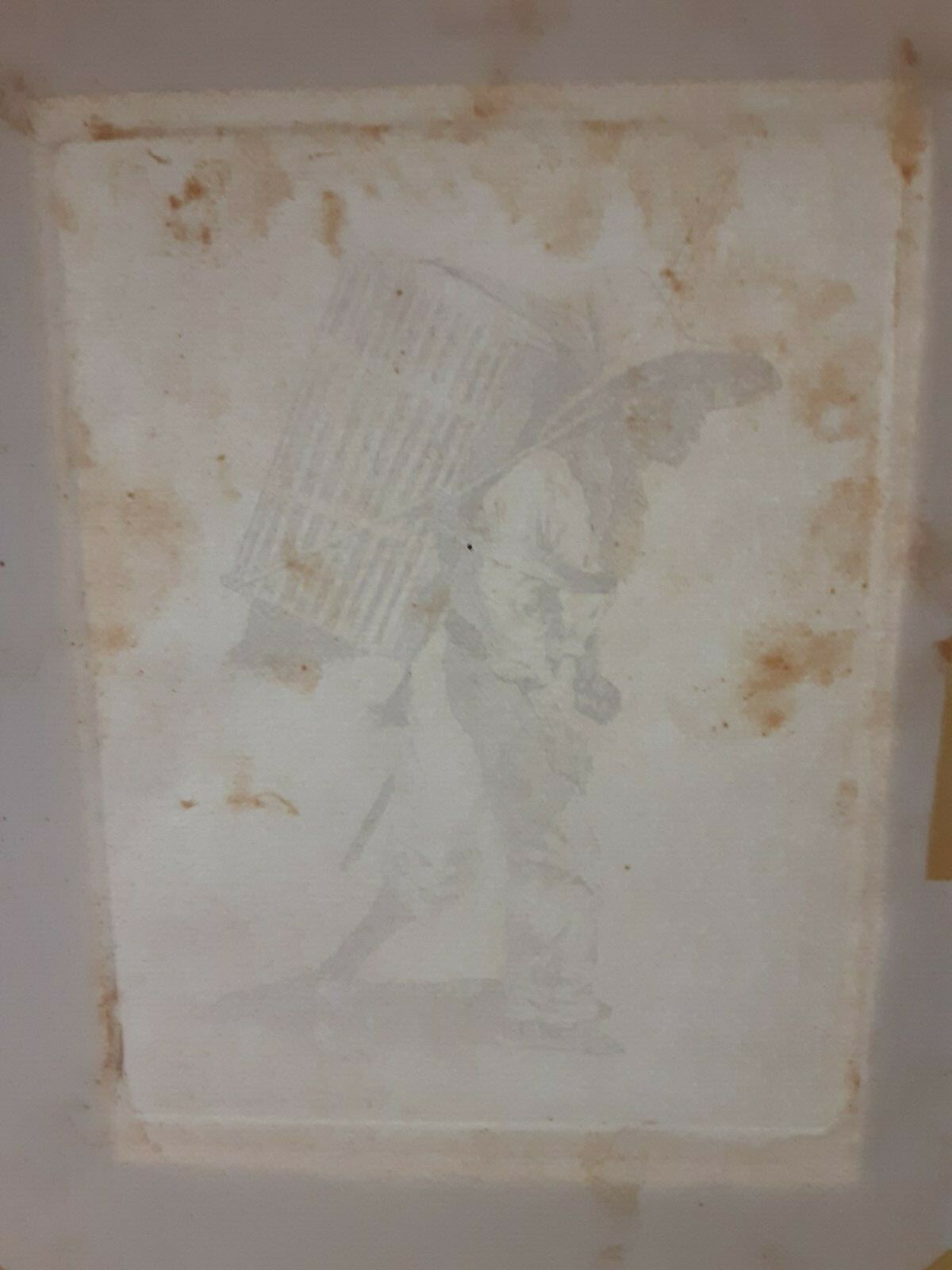 Ultra Rare Original Frederic Remington Signed Engraving Chicken Seller Ultra Rare Original Frederic Remington Signed Engraving Chicken Seller