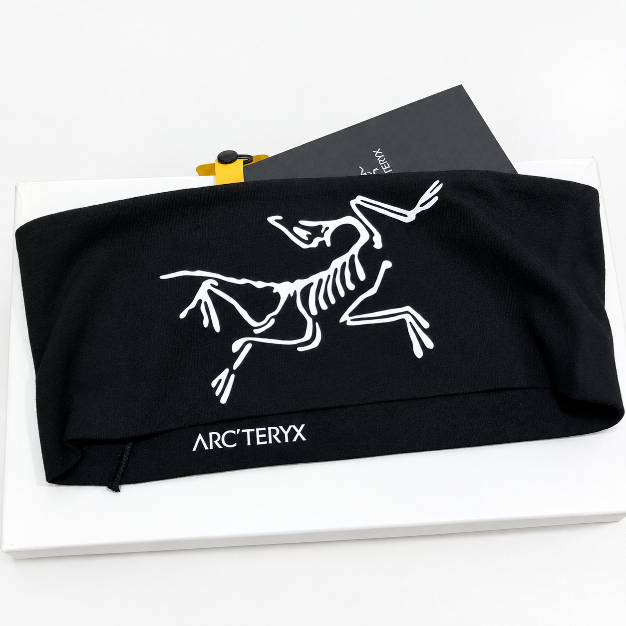 New Arc'teryx Bird Headband Black White Logo Outdoor Hiking Sports Tags
