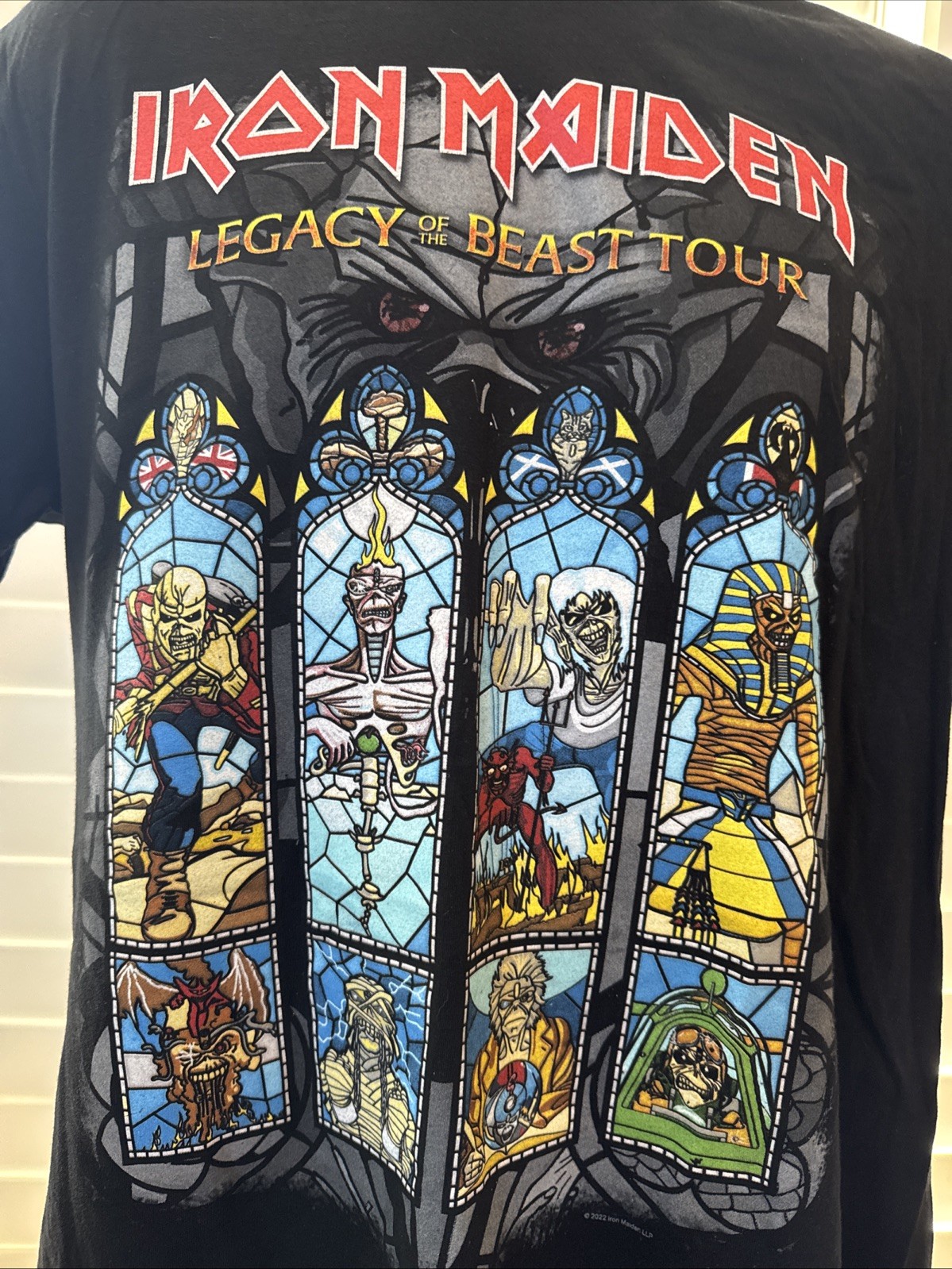 Rare Iron Maiden Official “Legacy Of The Beast” 2022 Tour T-Shirt Large New Rare Iron Maiden Official “Legacy Of The Beast” 2022 Tour T-Shirt Large New