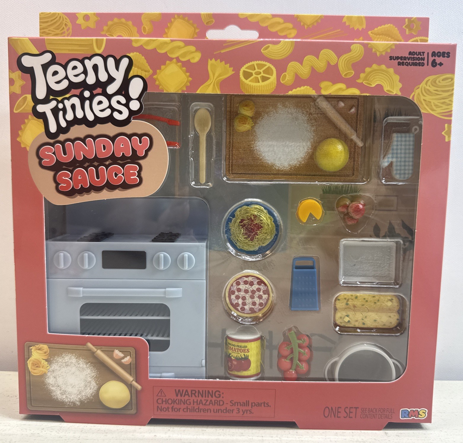 Teeny Tinies SUNDAY SAUCE Mini Food Playset Dollhouse NEW