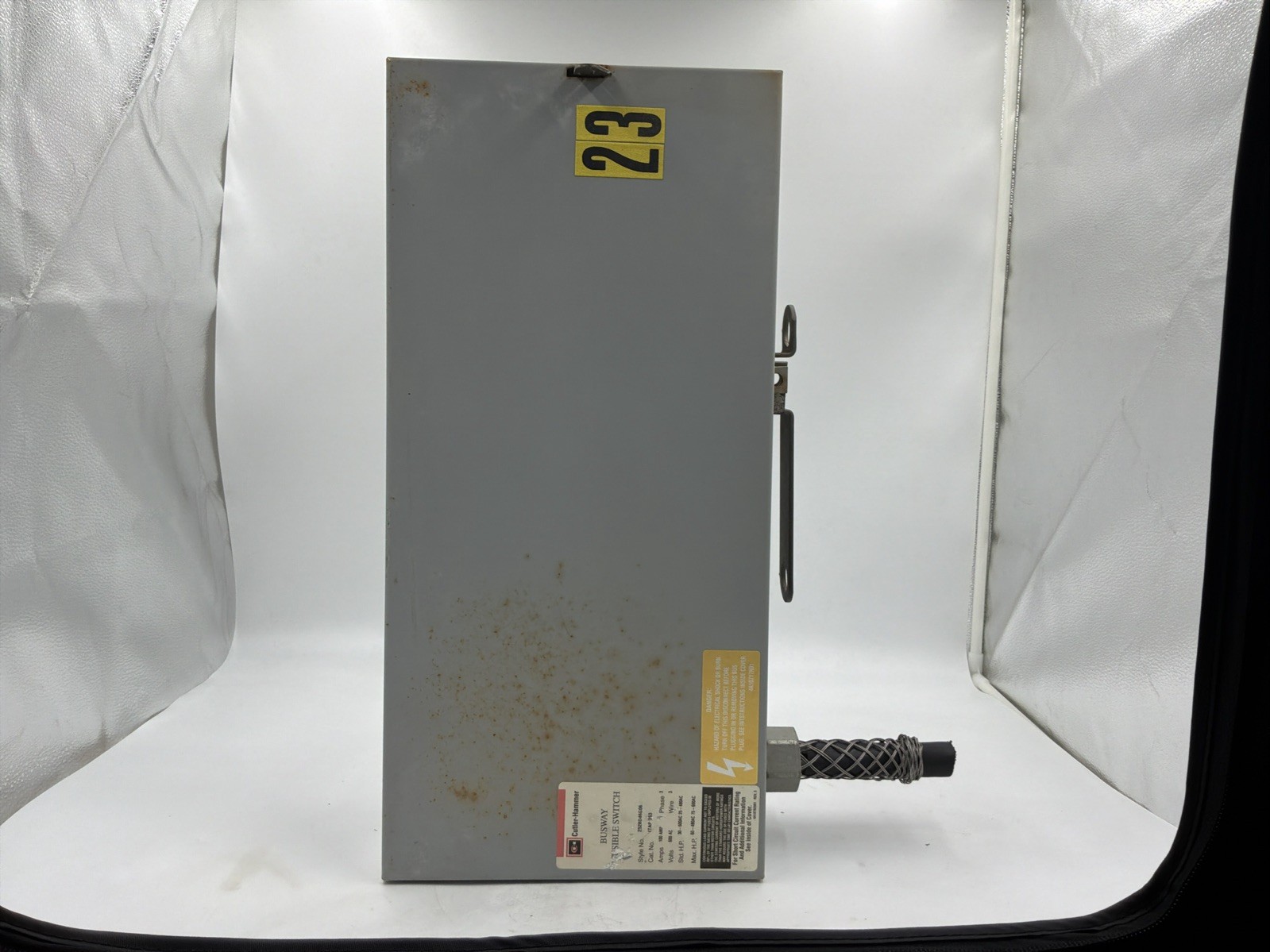 CUTLER HAMMER ITAP363 BUS PLUG 100A 600VAC 3P3W FUSIBLE POW-R-WAY I AND II