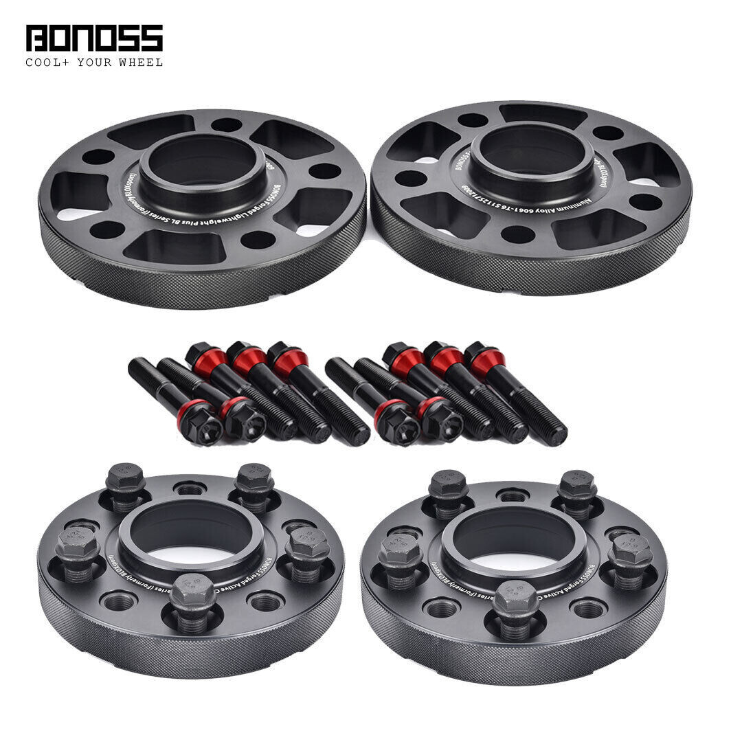 BONOSS 4Pc 5x114.3 Wheel Spacers 20mm+25mm for Maserati GranTurismo Quattroporte