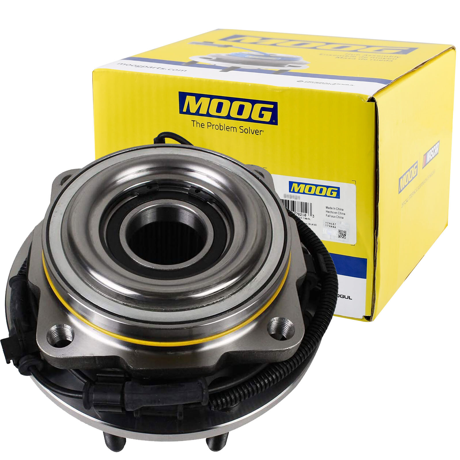 4WD MOOG Front Wheel Hub Bearing For Ford F-250 F-350 SD Single Rear Wheels