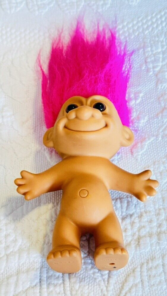 Vintage Russ  Toll Doll Pink hair