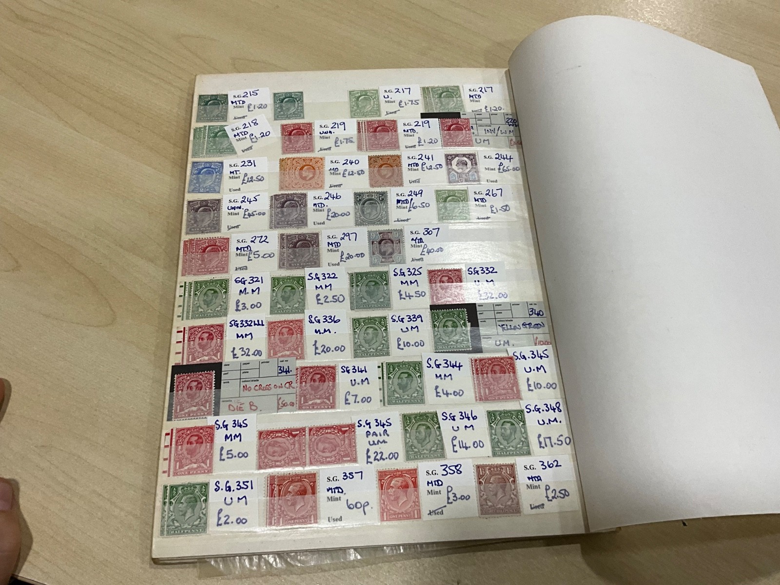 GB kings selection mint KEVII-KGVI SG244 M28(2) 1902 KEVII 5d HUGE LOT MINT##188 GB kings selection mint KEVII-KGVI SG244 M28(2) 1902 KEVII 5d HUGE LOT MINT##188