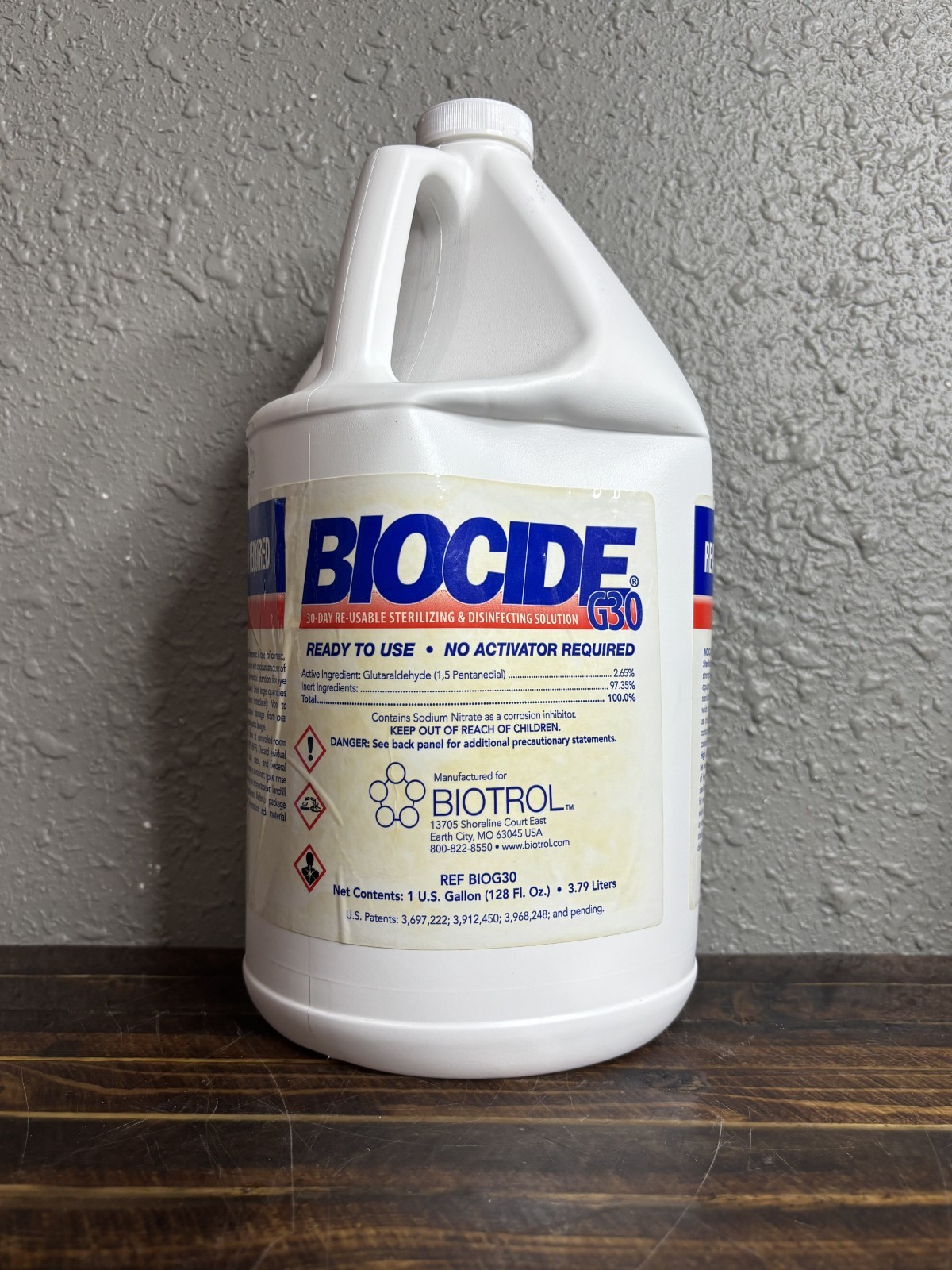 BIOCIDE G30 30-Day Re-usable Sterilizing & Disinfecting Solution