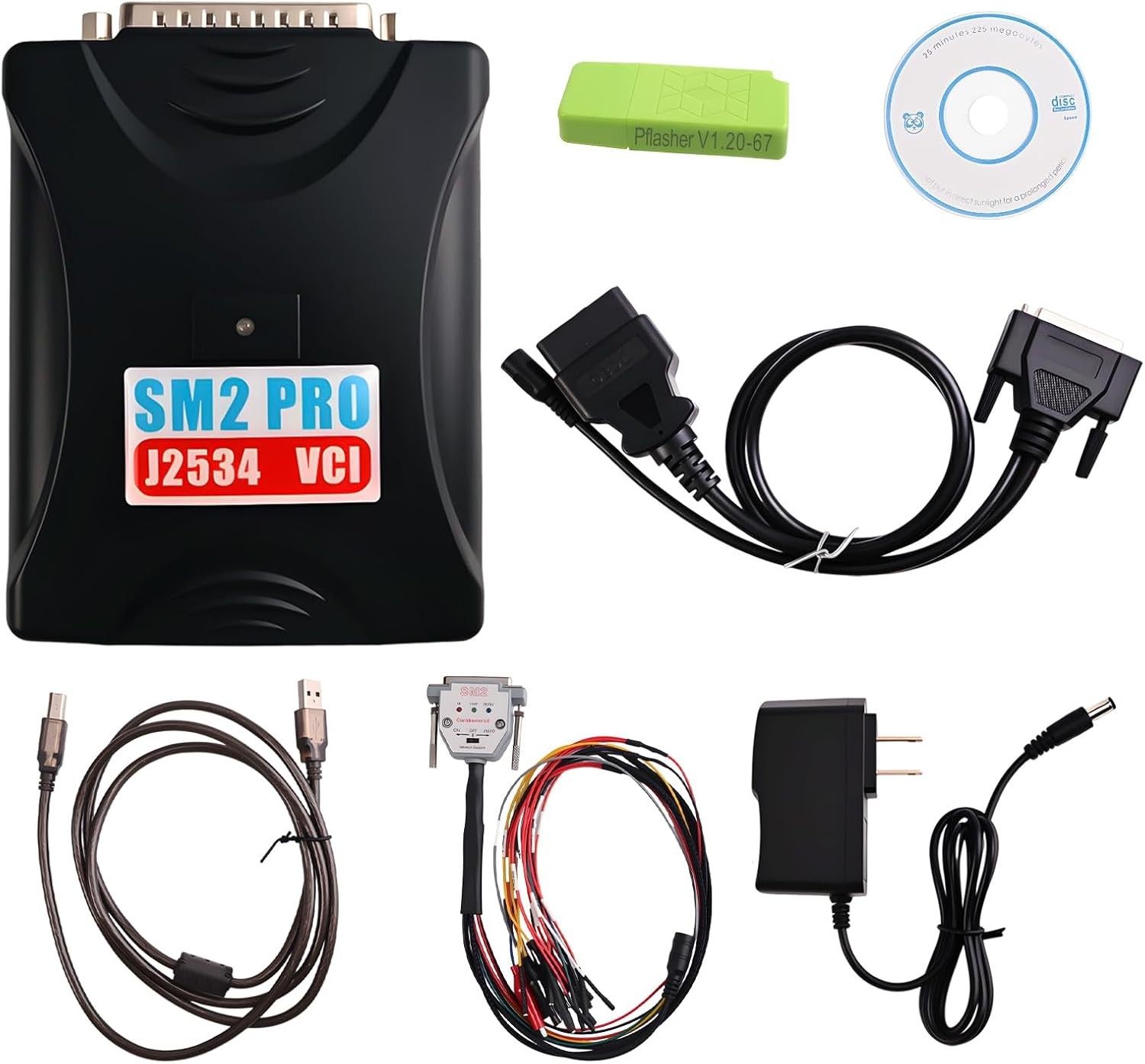 Upgraded ECUs Programmer SM2Pro J2534VCI with FW V2.21.21 k0