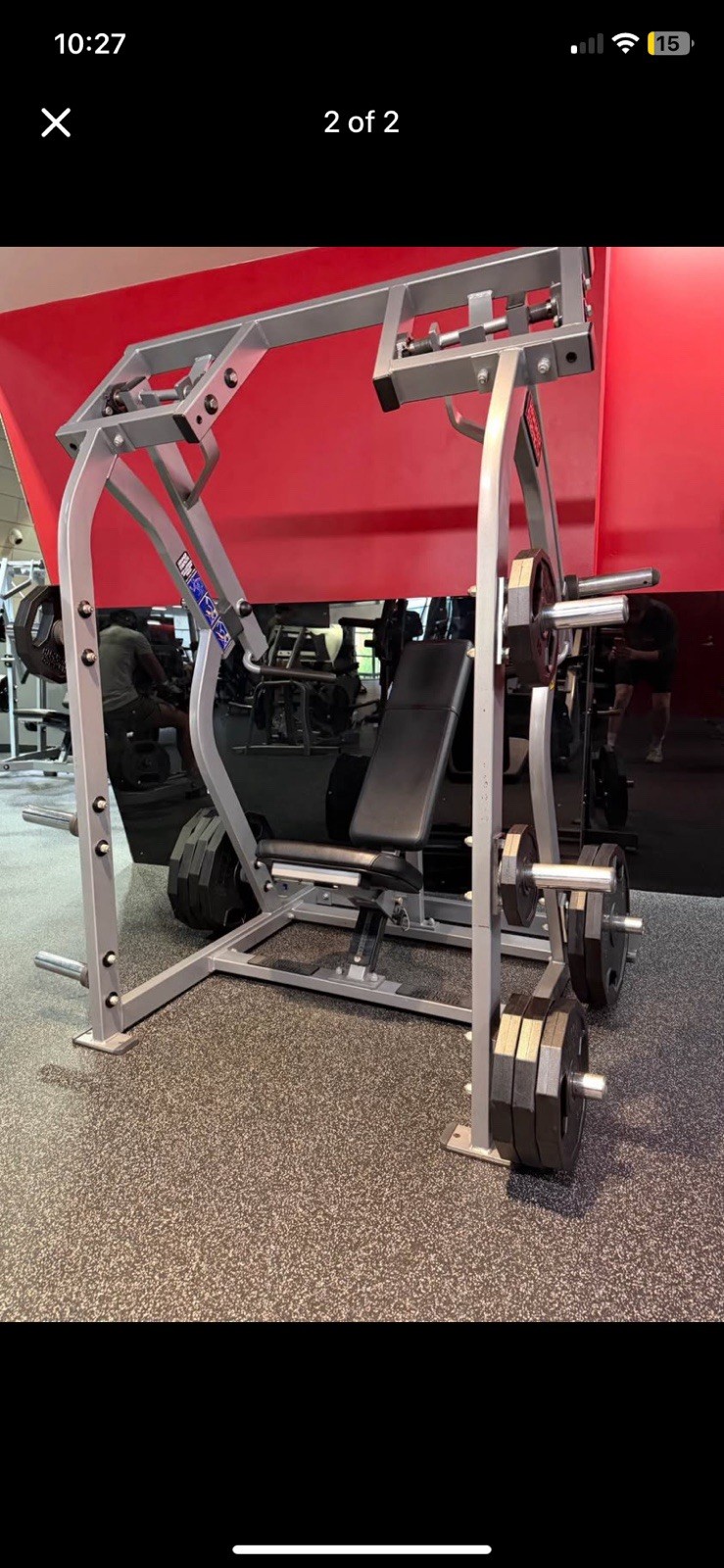 Hammer Strength Plate Loaded ISO Lateral Shoulder Press