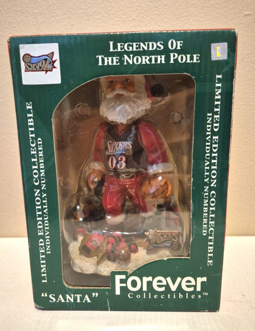 Legends Of The North Pole 76ers Bobblehead 2003 Forever Collectibles Limited Ed.