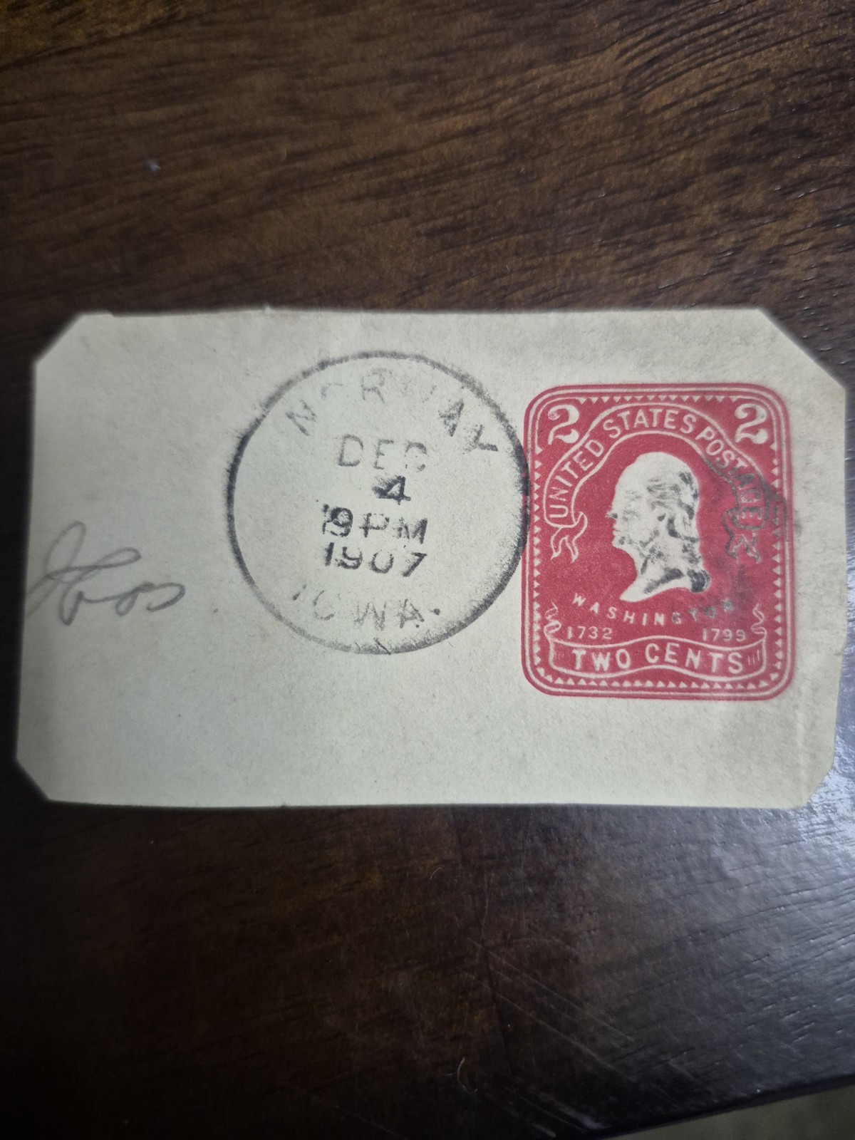 1732 - 1799 George Washington 2 Cent Postage Stamp 1732 - 1799 George Washington 2 Cent Postage Stamp