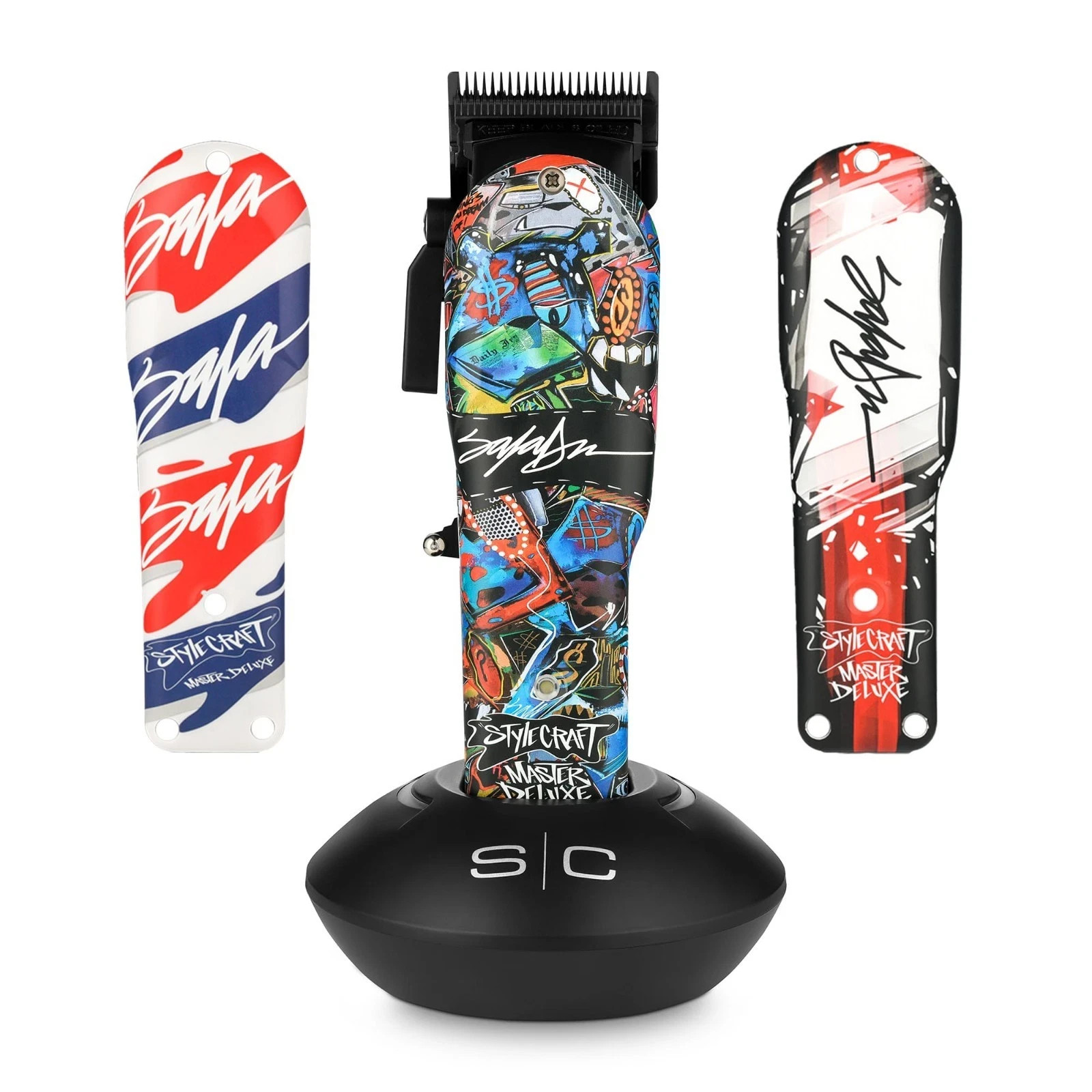 StyleCraft Rebel Limited Professional Super-Torque Cordless Hair Clippers &Stand