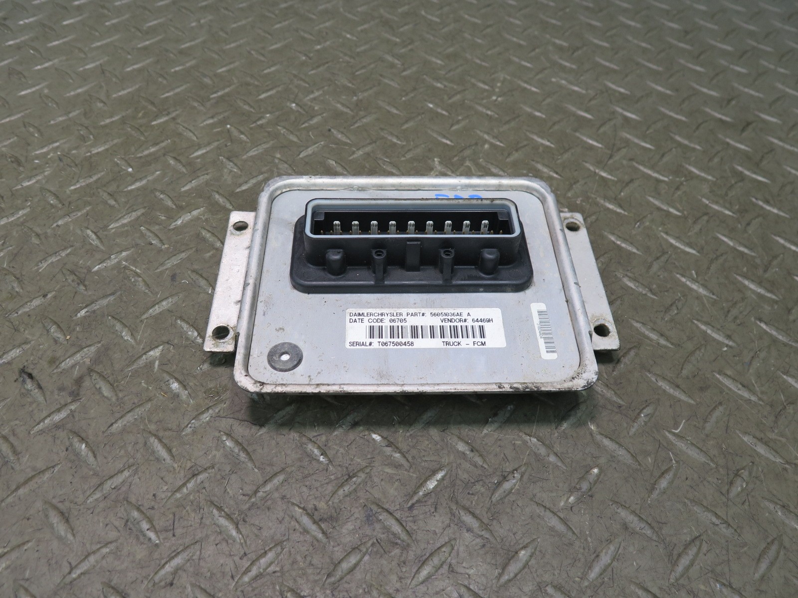 02-05 DODGE RAM 1500 DR FRONT BCM BCU BODY CONTROL MODULE UNIT 56051036AE OEM