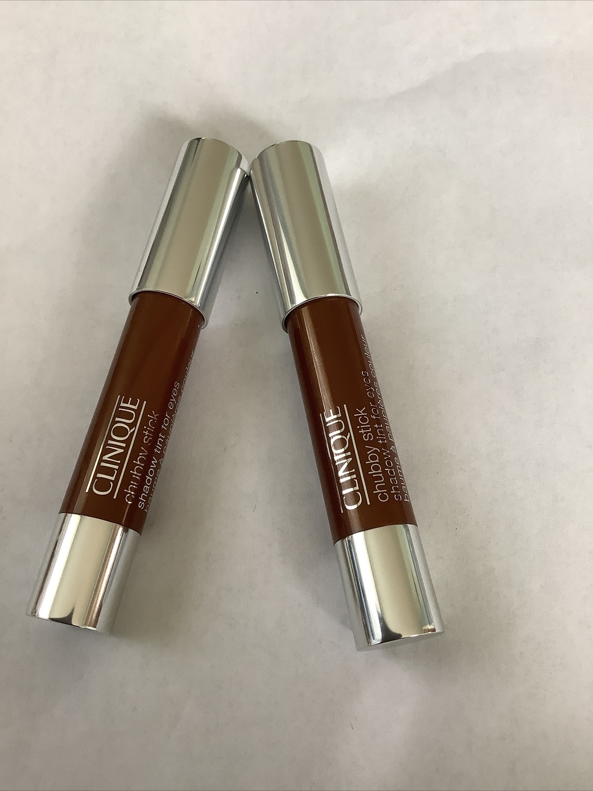 2X Clinique Chubby Stick Shadow Tint For Eyes 03 Fuller Fudge 0.10oz 