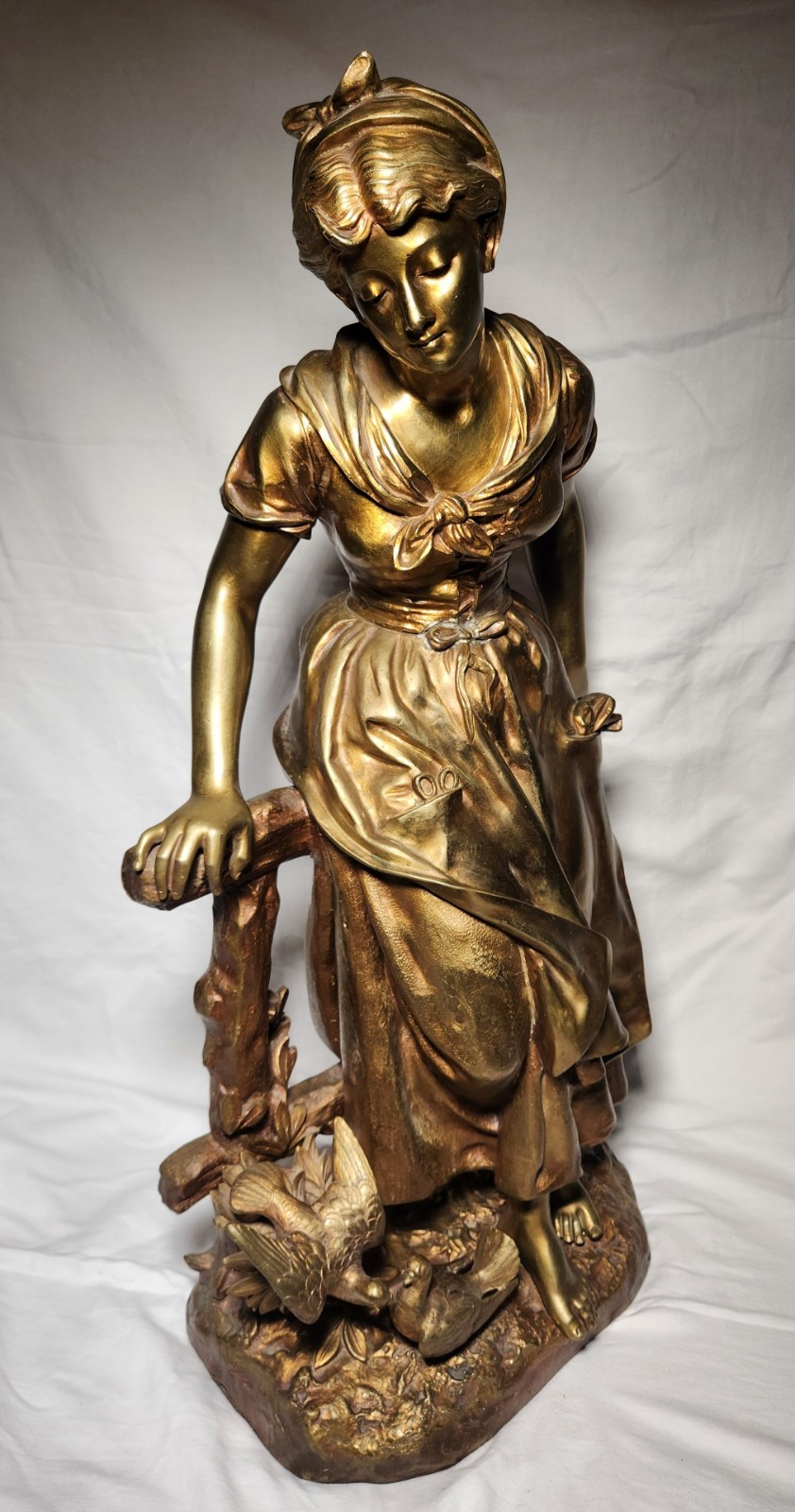 Antique Marcel Debut (French 1865-1933) Bronze 27\