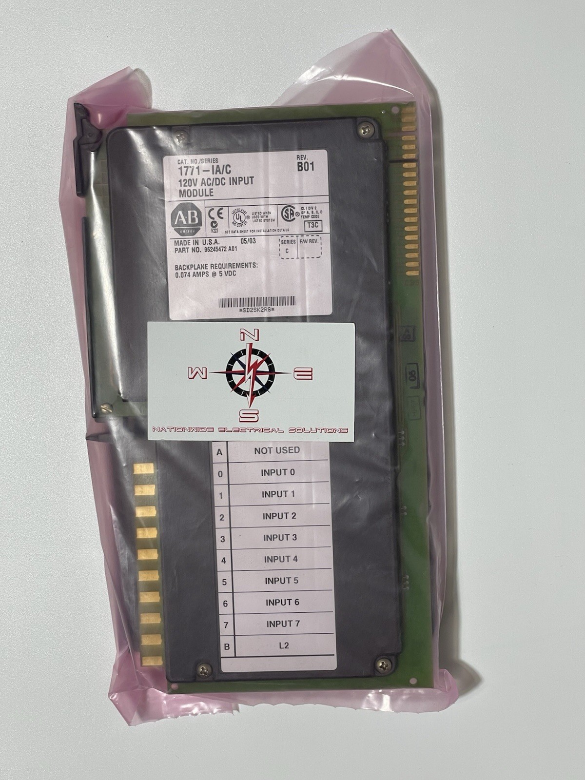 Allen Bradley 1771-IA Ser.C Input Module