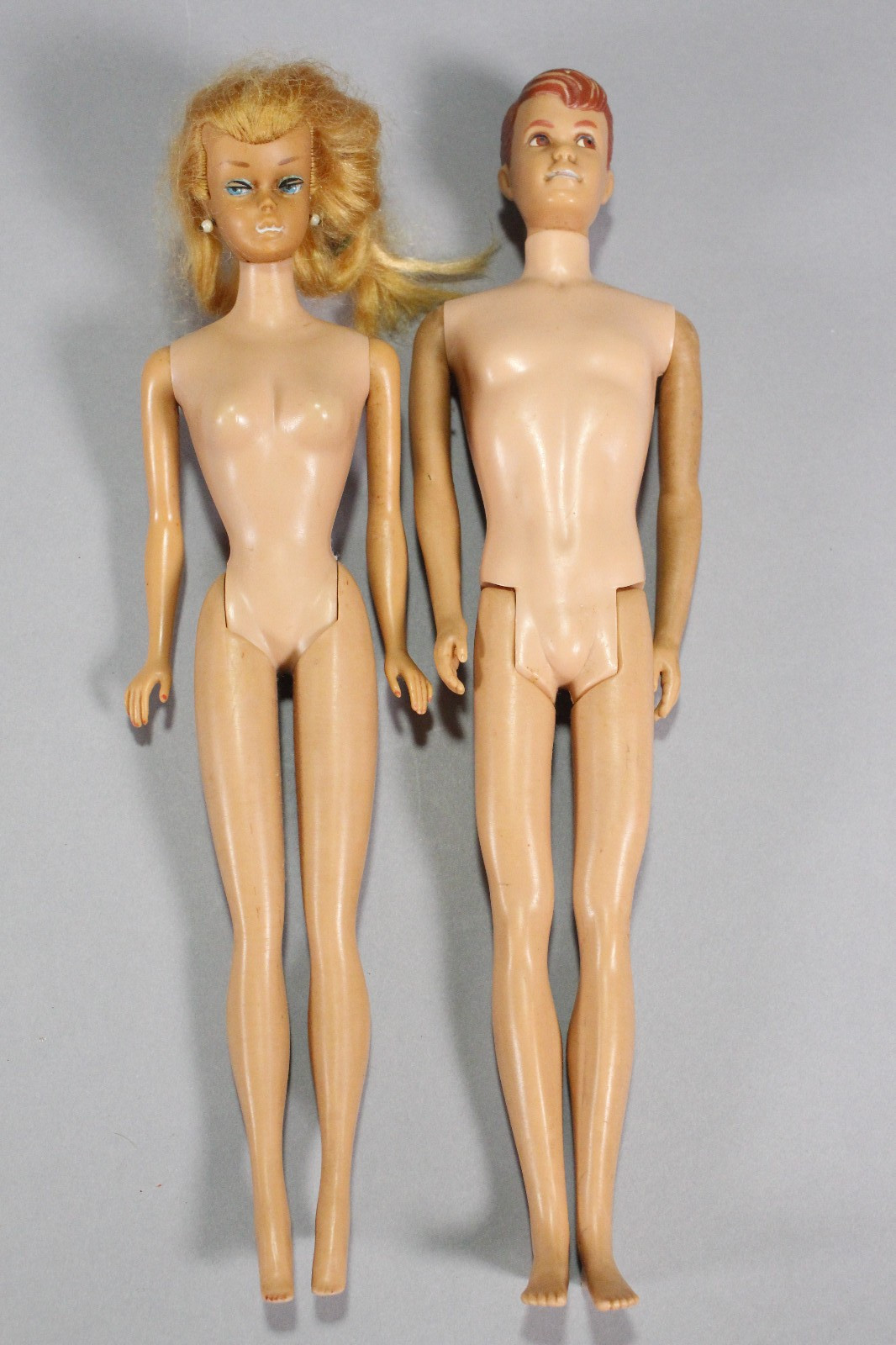Original Mattel Barbie Midge and Allan Straight Leg Dolls Vintage 1960s Original Mattel Barbie Midge and Allan Straight Leg Dolls Vintage 1960s