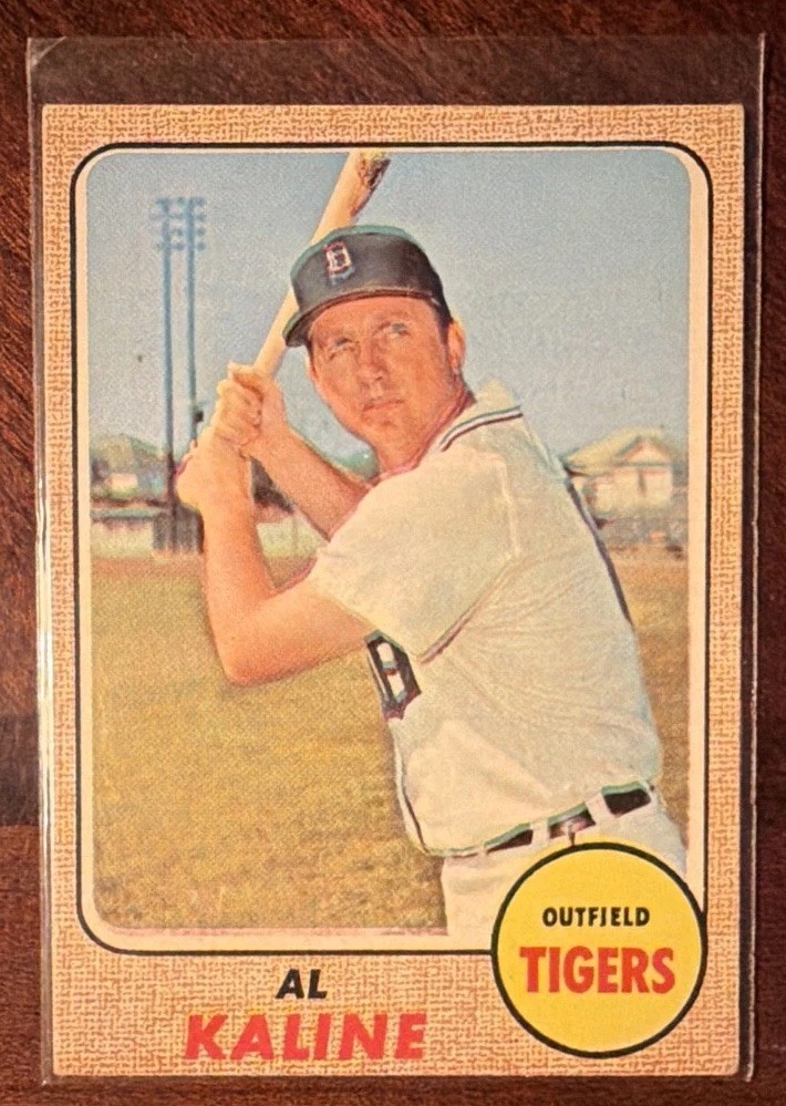 Al Kaline Detroit Tigers 1968 Topps #240 Al Kaline Detroit Tigers 1968 Topps #240