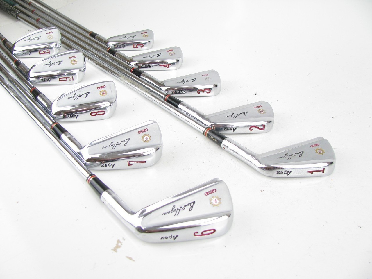 MINT Ben Hogan 1990 Apex Grind Iron Set 1-PW Steel Stiff -1/2\