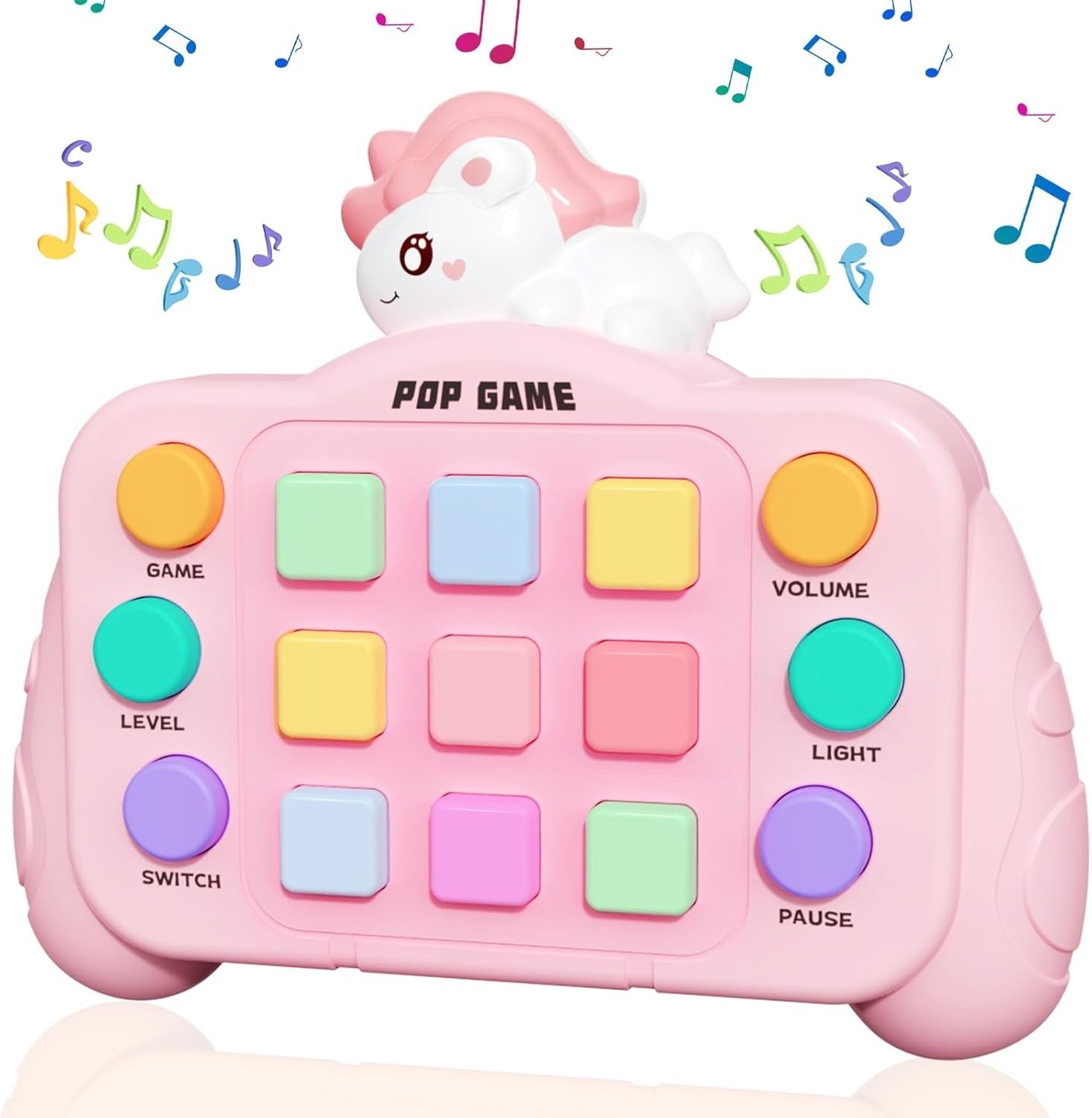 Fast Push Game, Pop Bubble Fidget Toy Quick Push Light Up Popping Game Toys