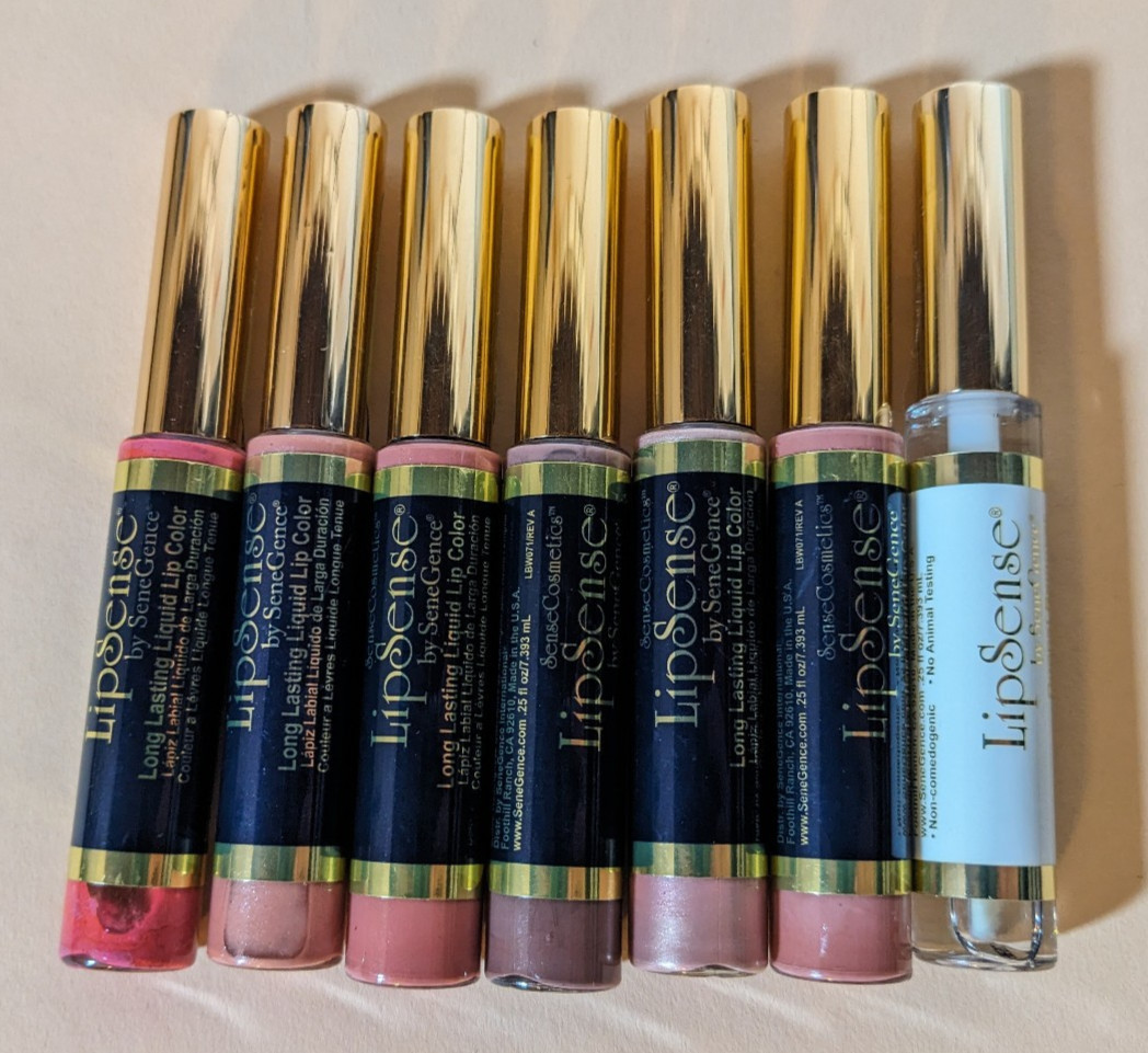 7-pack of Lipsense by Senegence  (New/Sealed)