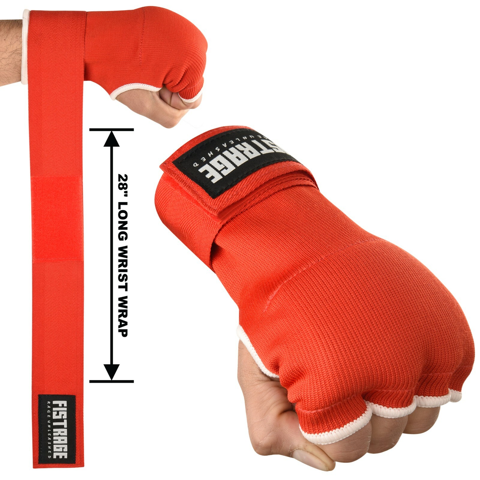 FISTRAGE Boxing Hand Wraps Inner Gloves for Punching, Bandages Wrist Support MMA