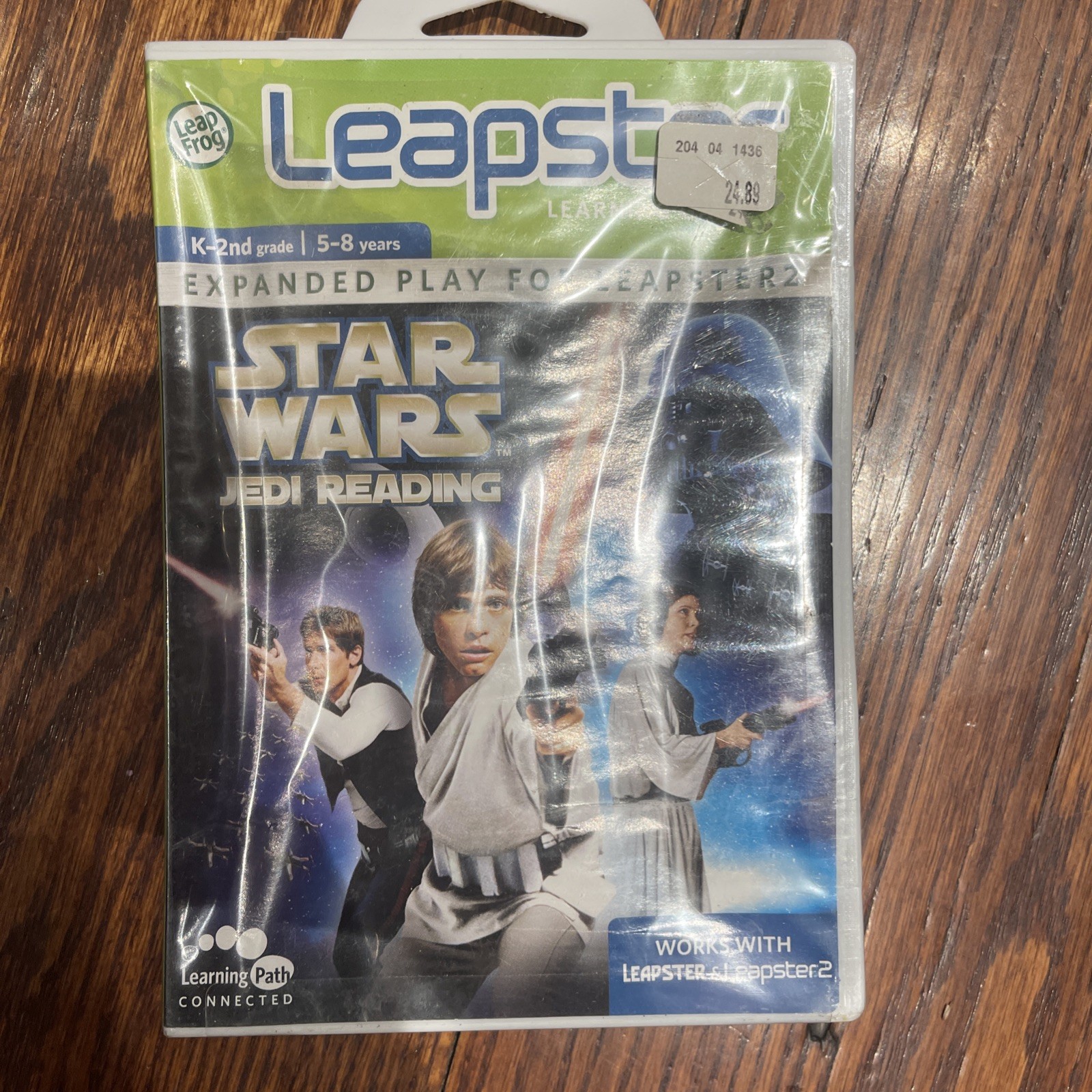 Vintage Retired (?) Sealed Star Wars Jedi reading Leap frog Leapster 2 Game 