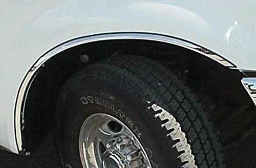for Ford F-150 F-250 F-350 1987-1996  Polished Stainless Fender Trim 1