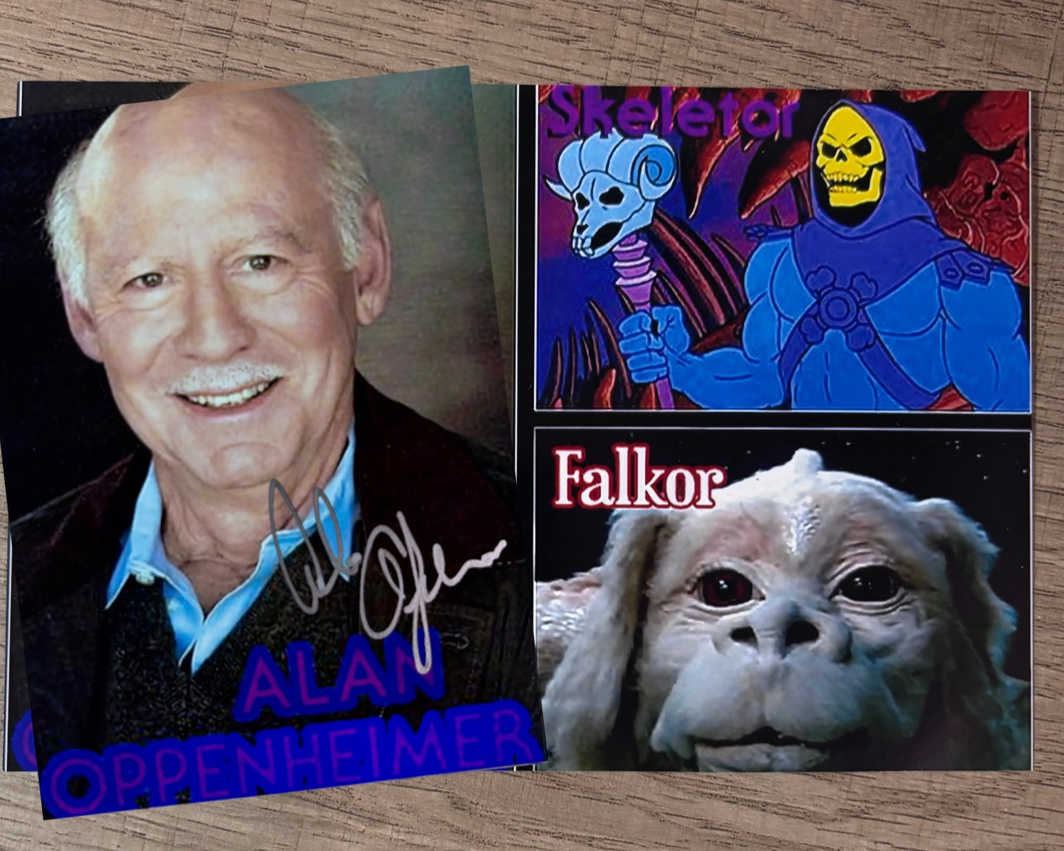 Voice Actor Alan Oppenheimer signed Card \