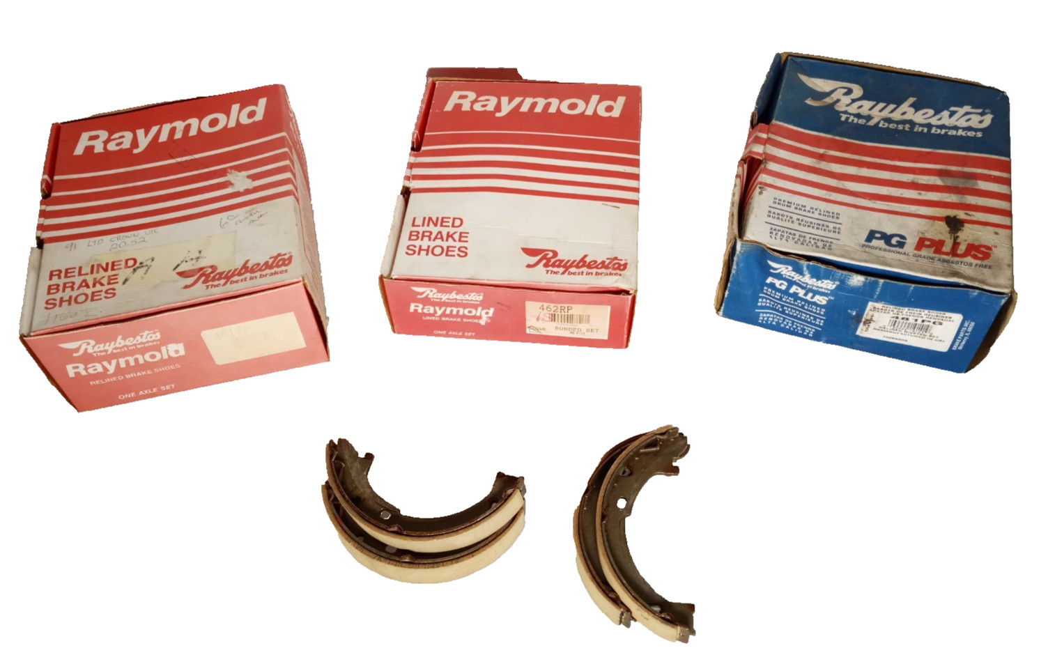 Raybestos Brake Shoe Lot 481PG 462RP 481RP-CHEVY JEEP OLDSMOBILE