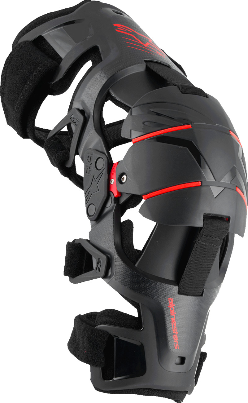 ALPINESTARS - Rk-1 Plasma Knee Braces Black/Red S/M | 6501725-13-SM ALPINESTARS - Rk-1 Plasma Knee Braces Black/Red S/M | 6501725-13-SM