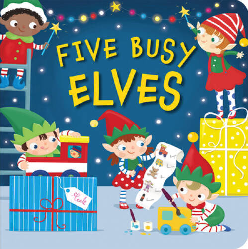 Five Busy Elves - Hardcover By Patricia Hegarty - VERY GOOD