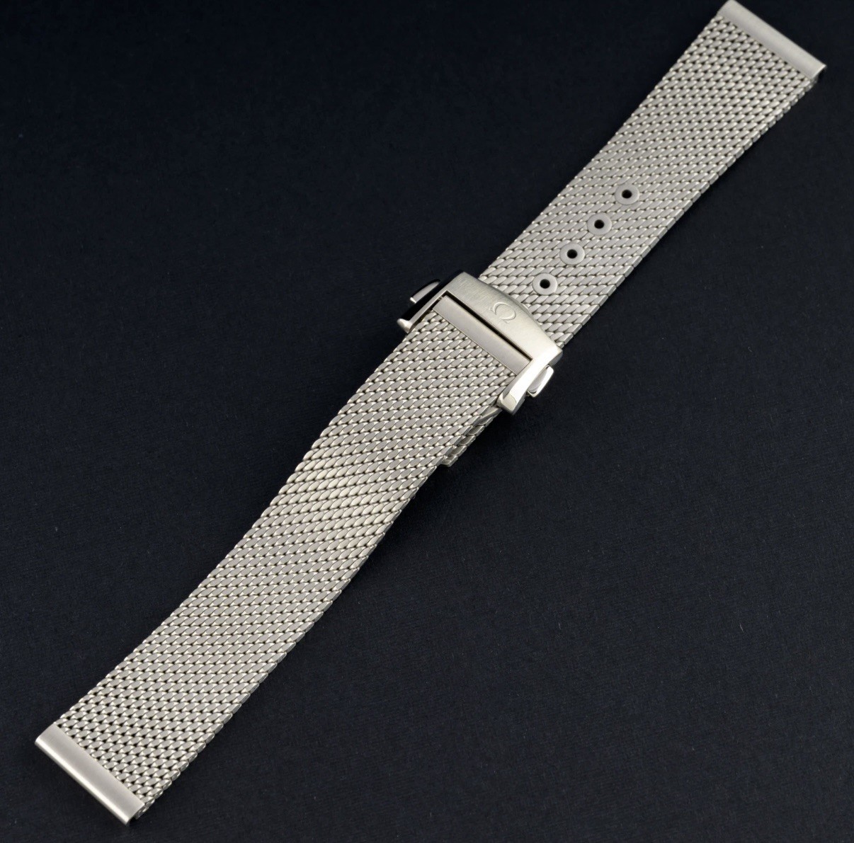 Omega OEM 20mm Stainless Steel Mesh Bracelet - STZ015681 + Buckle