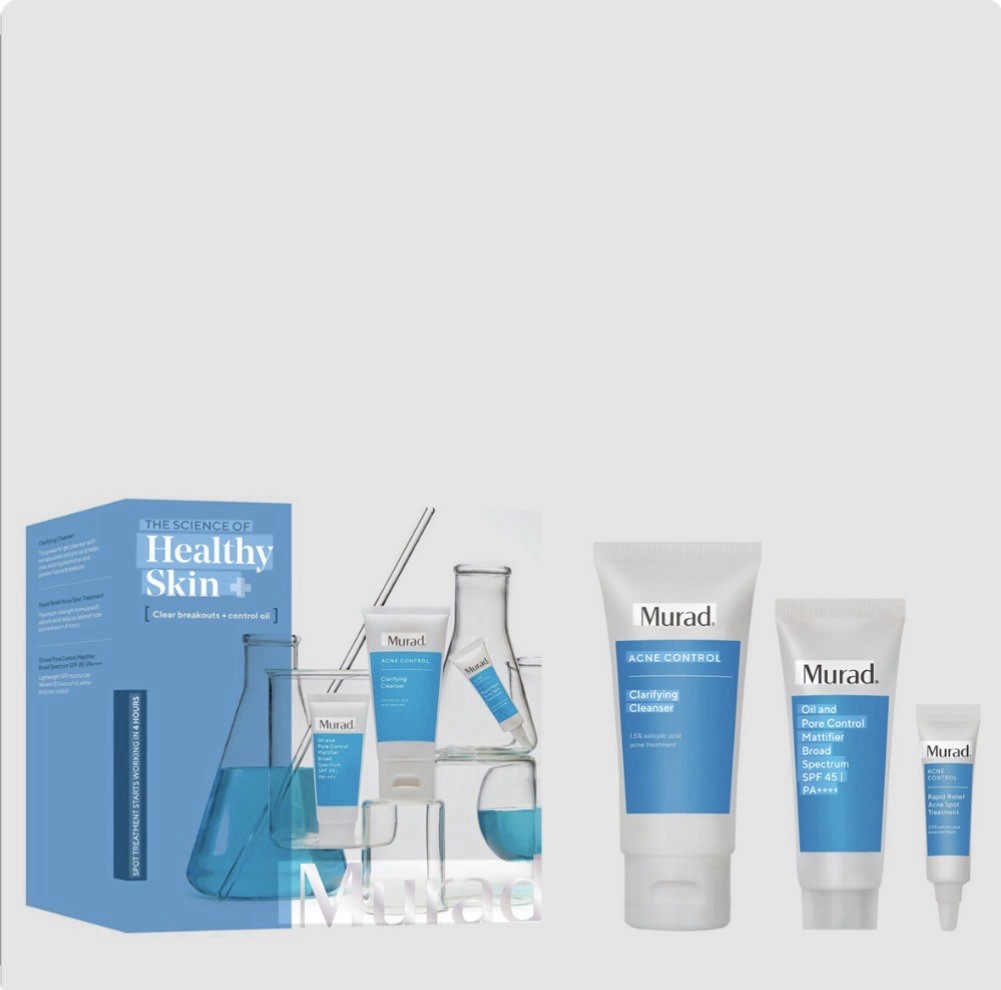 Murad The Science of Healthy Skin Clear Breakouts + Control Oil Trial Kit