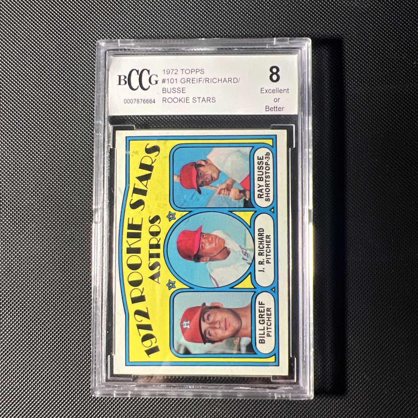 1972 Topps J.R. Richard RC Rookie Stars #101 BCCG 8 1972 Topps J.R. Richard RC Rookie Stars #101 BCCG 8