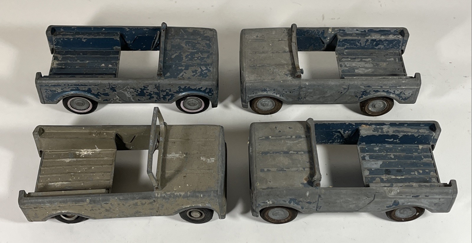 Vintage Ertl International Scout 80 Truck Lot Of 4 As Is Parts Restoration 