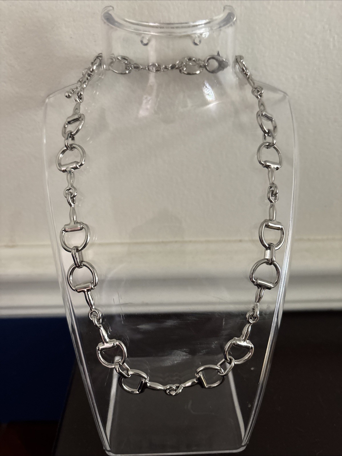 NWOT Classic Horsebit Equestrian Snaffle bit Silver Necklace NWOT Classic Horsebit Equestrian Snaffle bit Silver Necklace